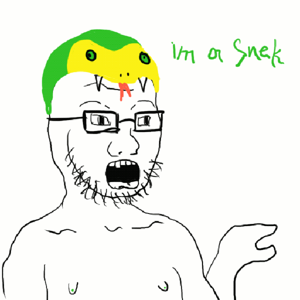 I'm a snek meme